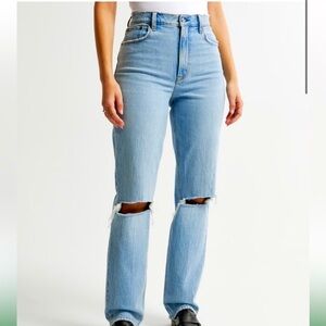 Abercrombie & Fitch 90s Straight Ultra High Rise Jean